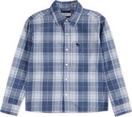 abercrombie kids Kids' Plaid Flannel Button-Up Shirt