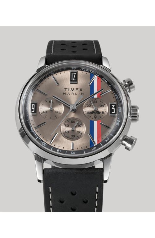 Timex Marlin Chronograph Tachymeter 40mm In Black