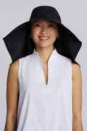 Coolibar Women's Anastasia Elegant Full Coverage Hat, UPF 50+ Sun Protection