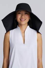 Coolibar Women's Anastasia Elegant Full Coverage Hat, UPF 50+ Sun Protection
