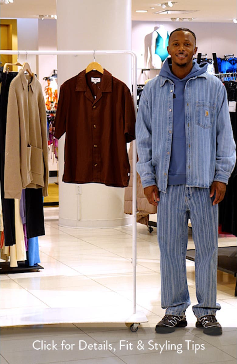 Curzon Solid Twill Camp Shirt, sales video thumbnail