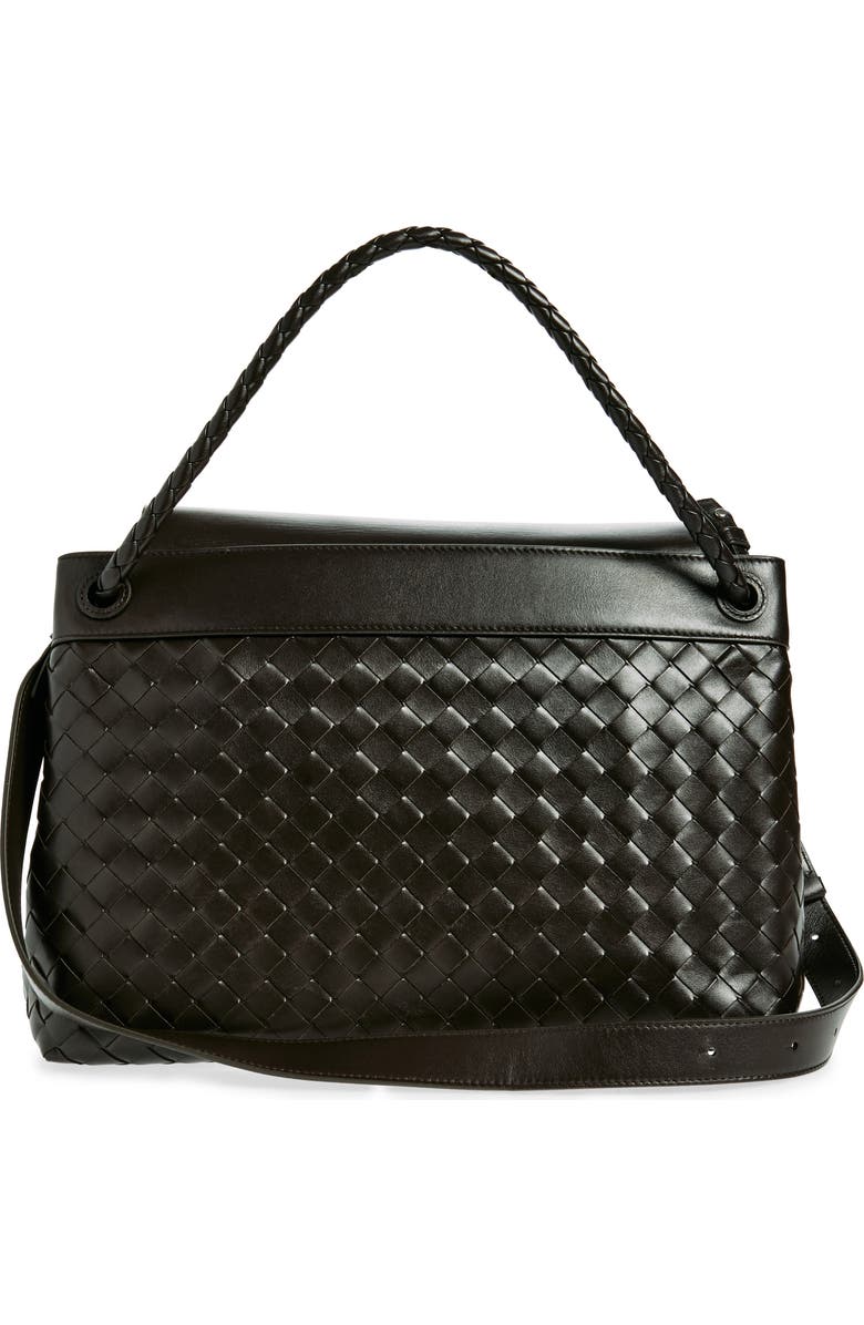 Bottega Veneta Medium Andiamo Leather Messenger Bag, Alternate, color,