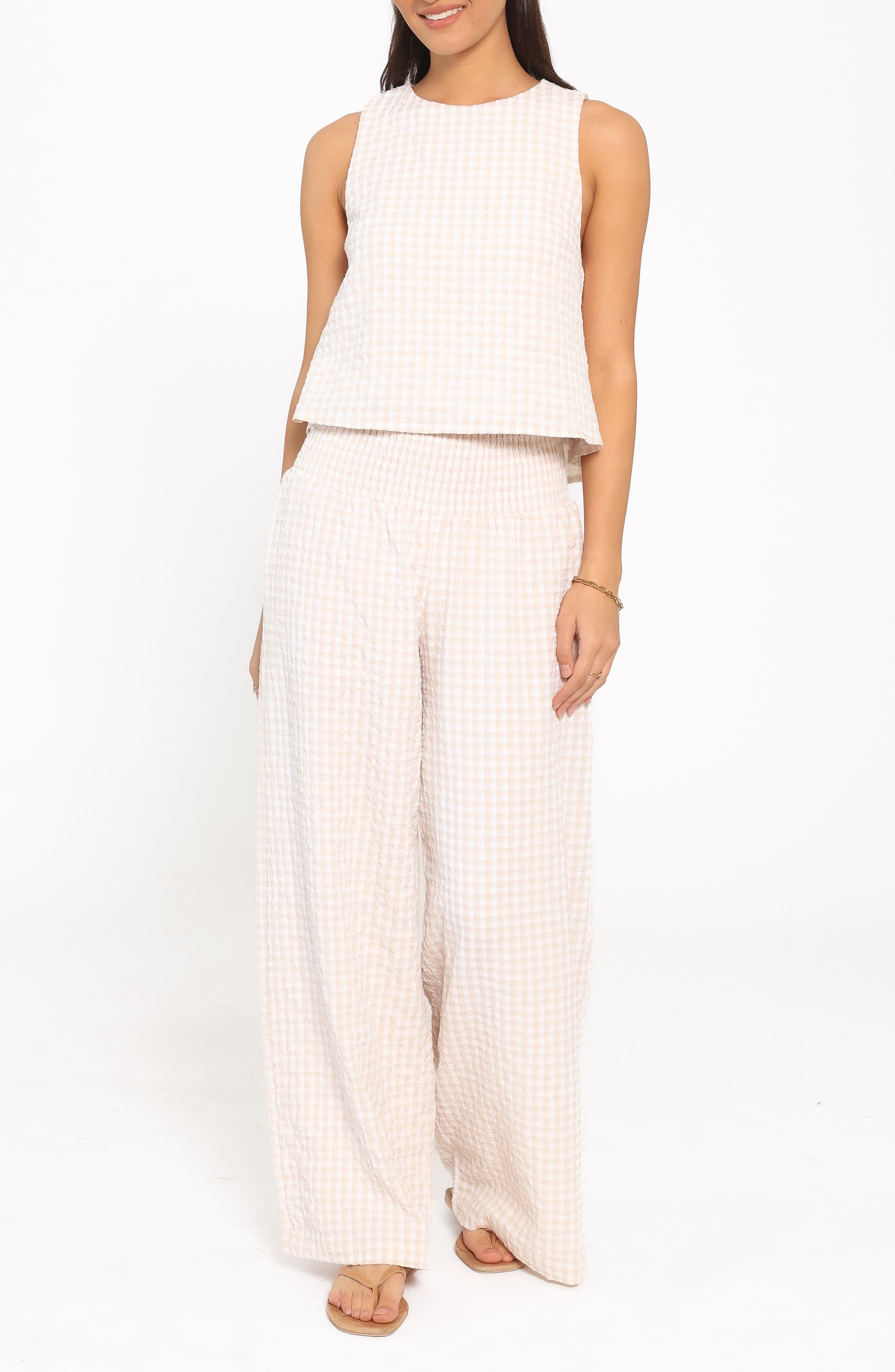 BEIGE GINGHAM