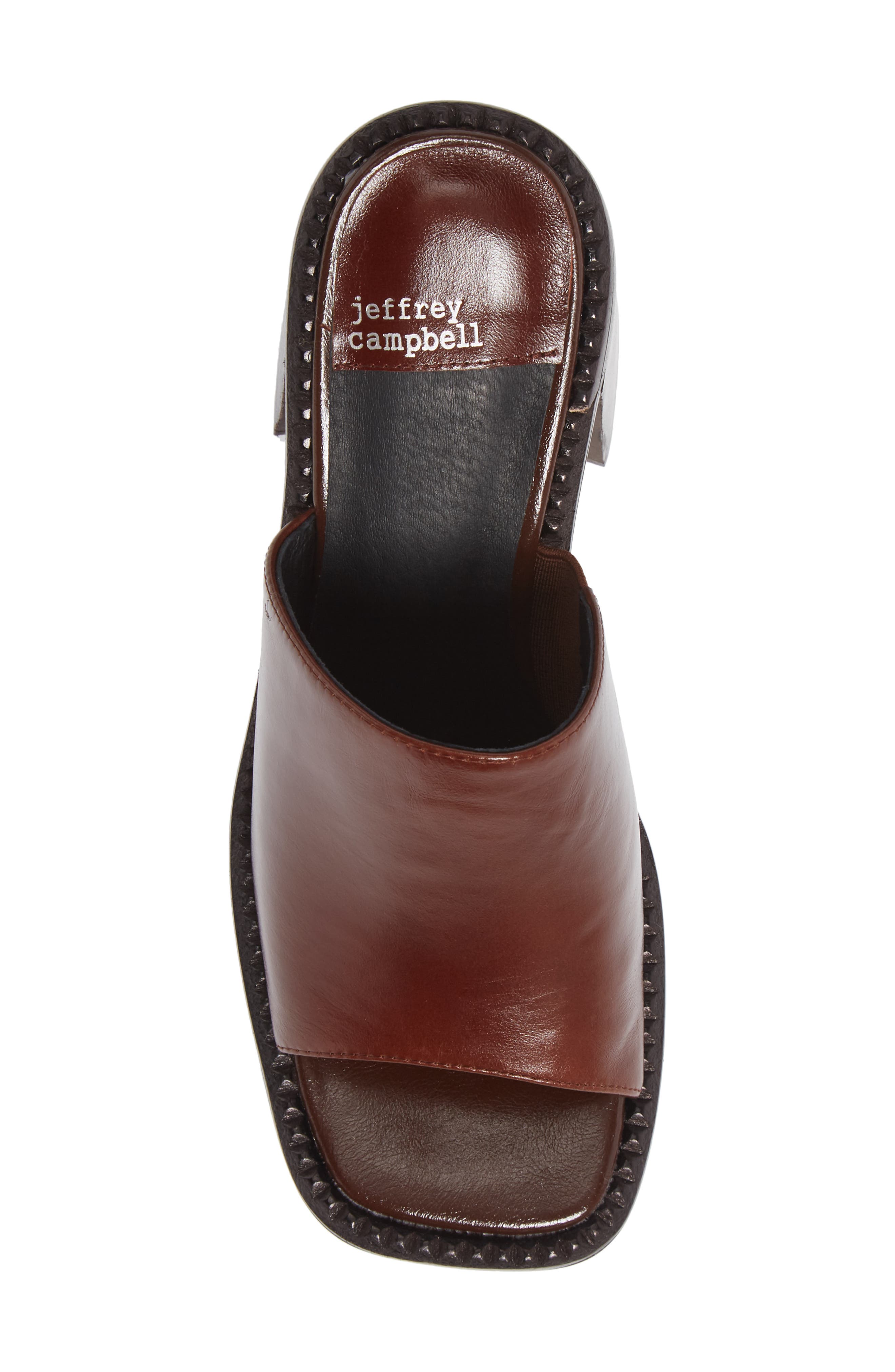 Concert Platform Slide Sandal, Alternate, color, BROWN