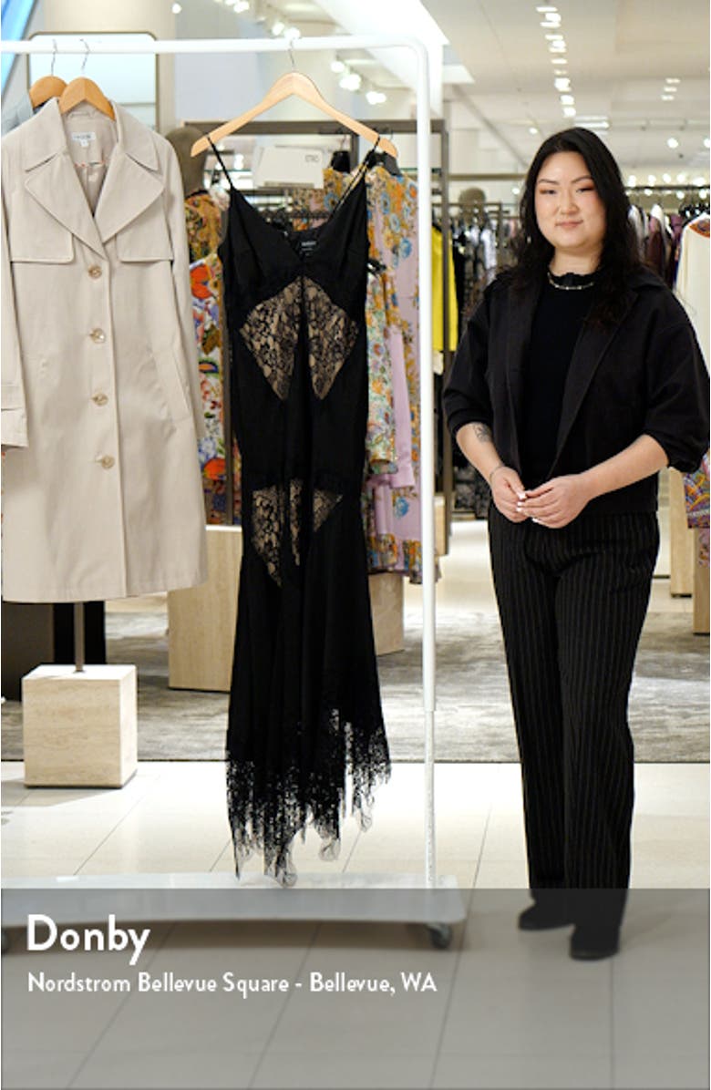 Dalton Lace Trim Midi Dress, sales video thumbnail