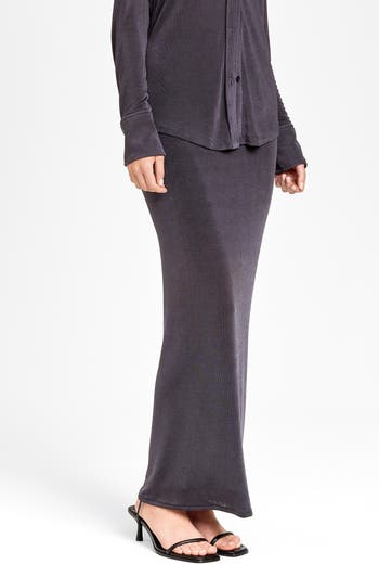 Knit Maxi Skirt