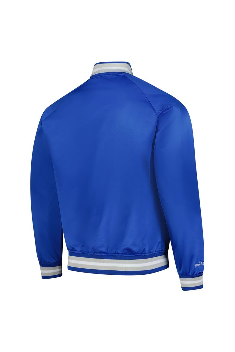 Men's Mitchell & Ness Royal Kentucky Wildcats Lightweight Satin Raglan Full-Snap Jacket, Alternate, color, Royal