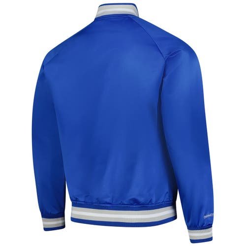 Mitchell & Ness Royal Kentucky Wildcats Lightweight Satin Raglan Full-snap Jacket