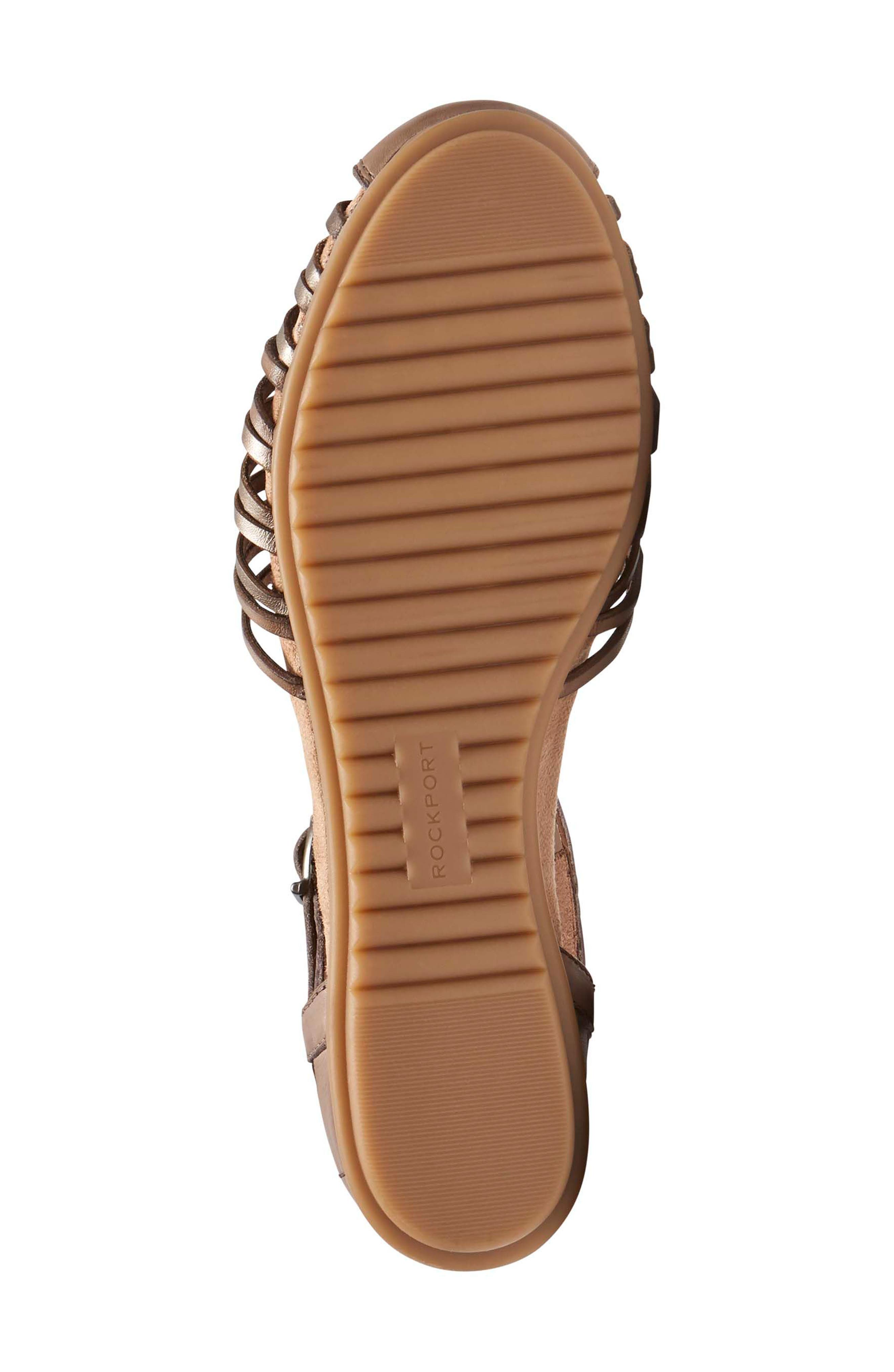 Inglewood Huarache Sandal, Alternate, color, NEW KHAKI MULTI LEATHER