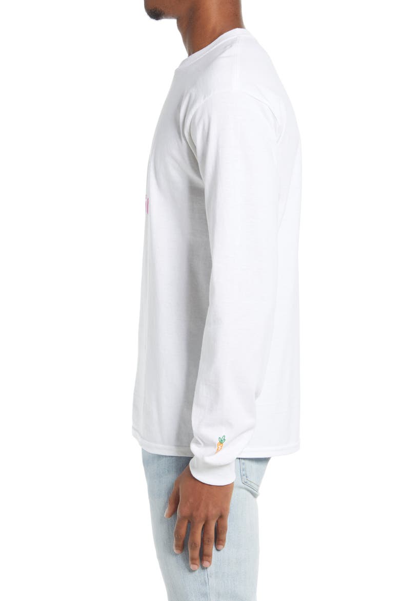 Sprout Long Sleeve Men's Graphic Tee, Alternate, color, WHITE