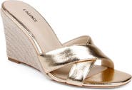 L'AGENCE Rosaline Espadrille Wedge Slide Sandal