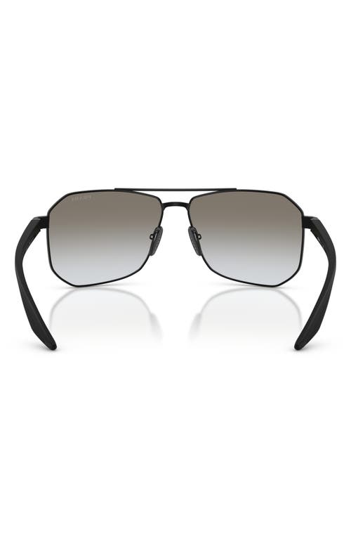 Prada Linea Rossa Ps A53s 1bo5o0 Nero Opaco Sunglasses In Black