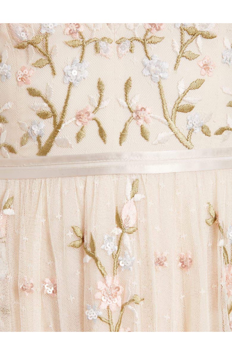 Needle & Thread Petunia Gown, Alternate, color, Champagne