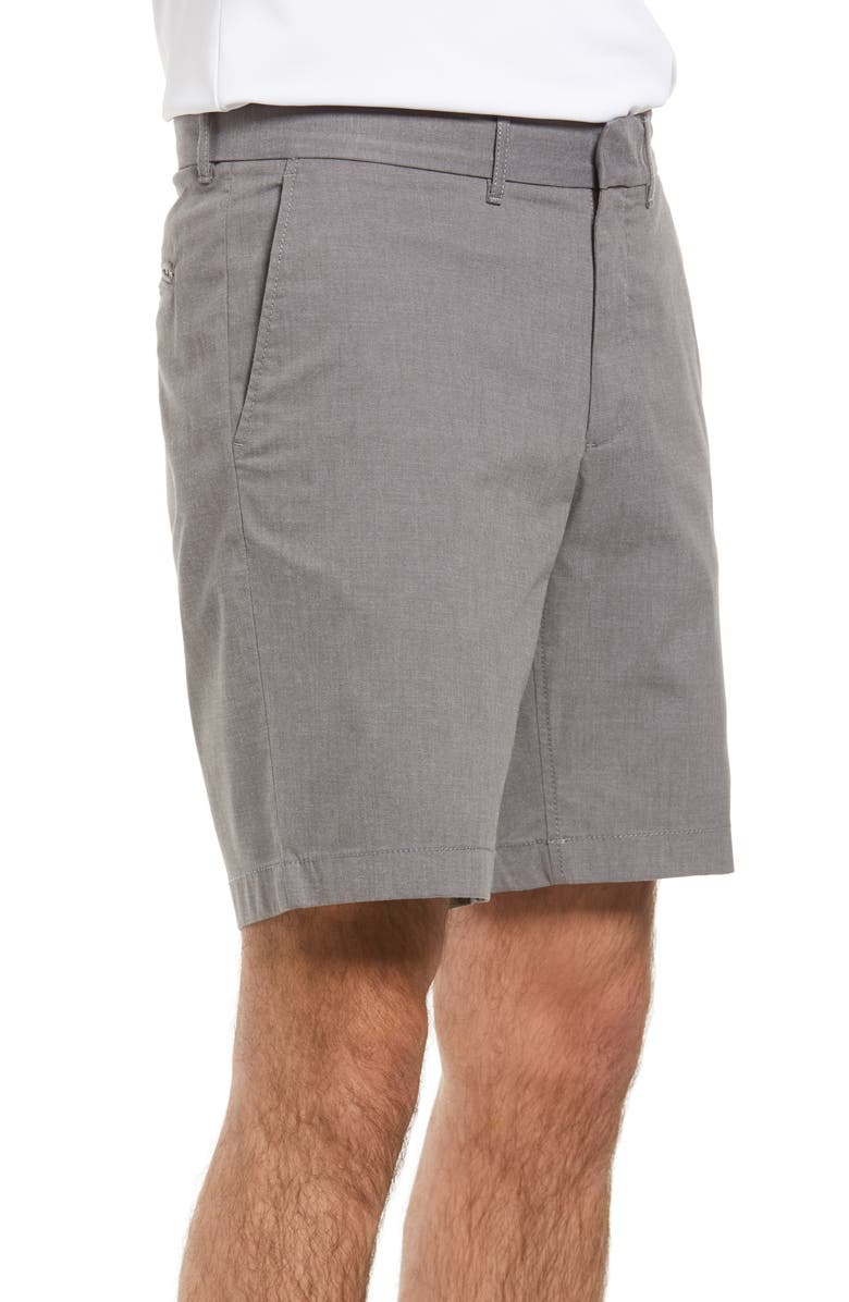 Nordstrom Slim Fit CoolMax<sup>®</sup> Flat Front Performance Chino Shorts, Alternate, color, 