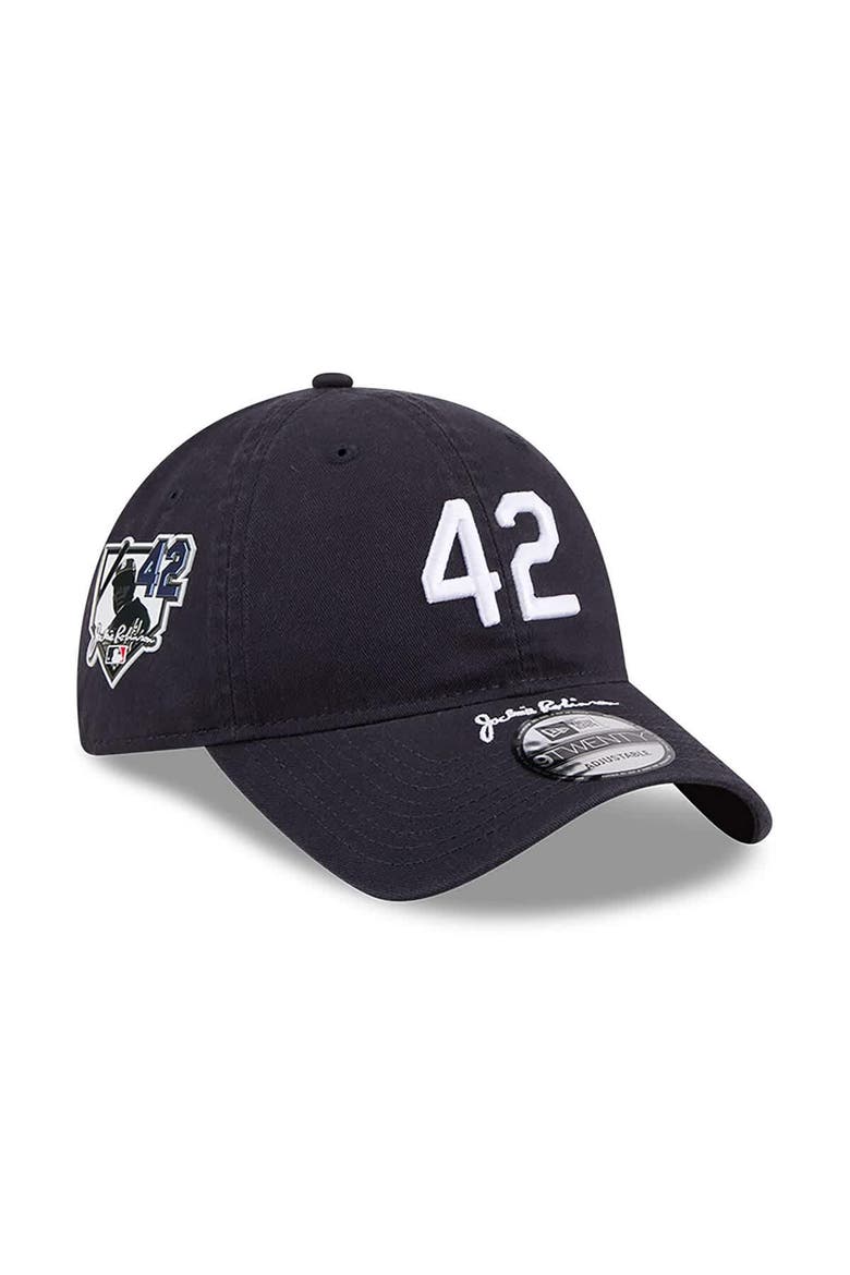Youth New Era Navy Boston Red Sox 2026 Jackie Robinson Day 9TWENTY Adjustable Hat, Main, color, Navy