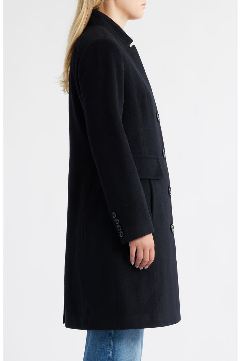 Wool Blend Coat, Alternate, color, BLACK