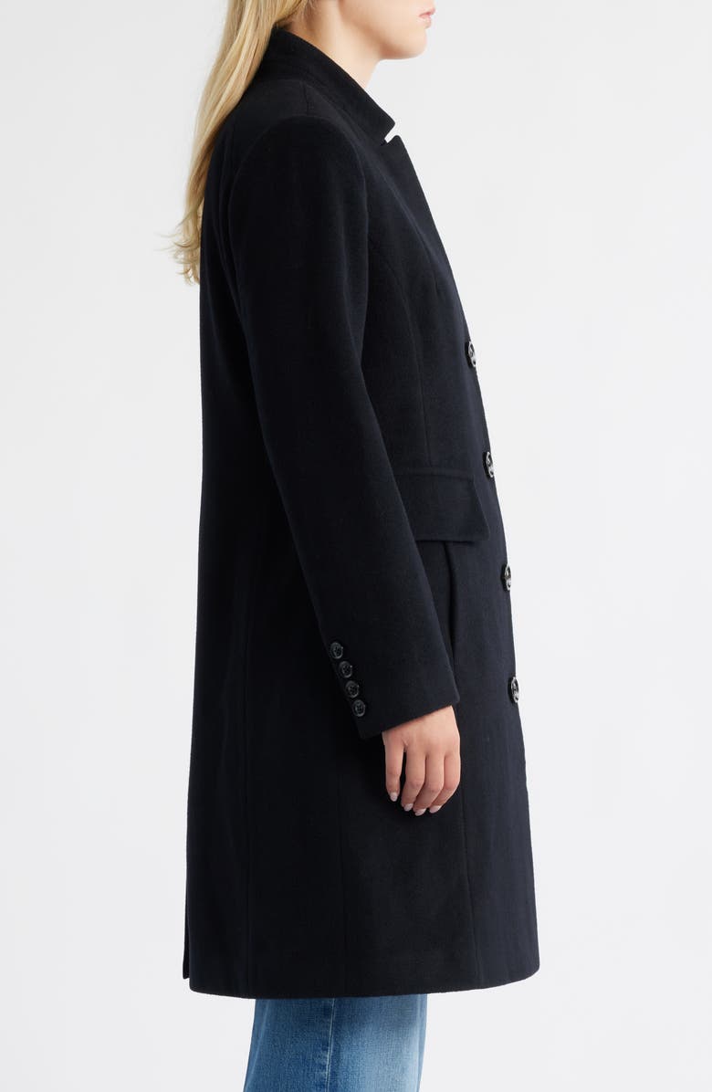 London Fog Wool Blend Coat, Alternate, color, Black