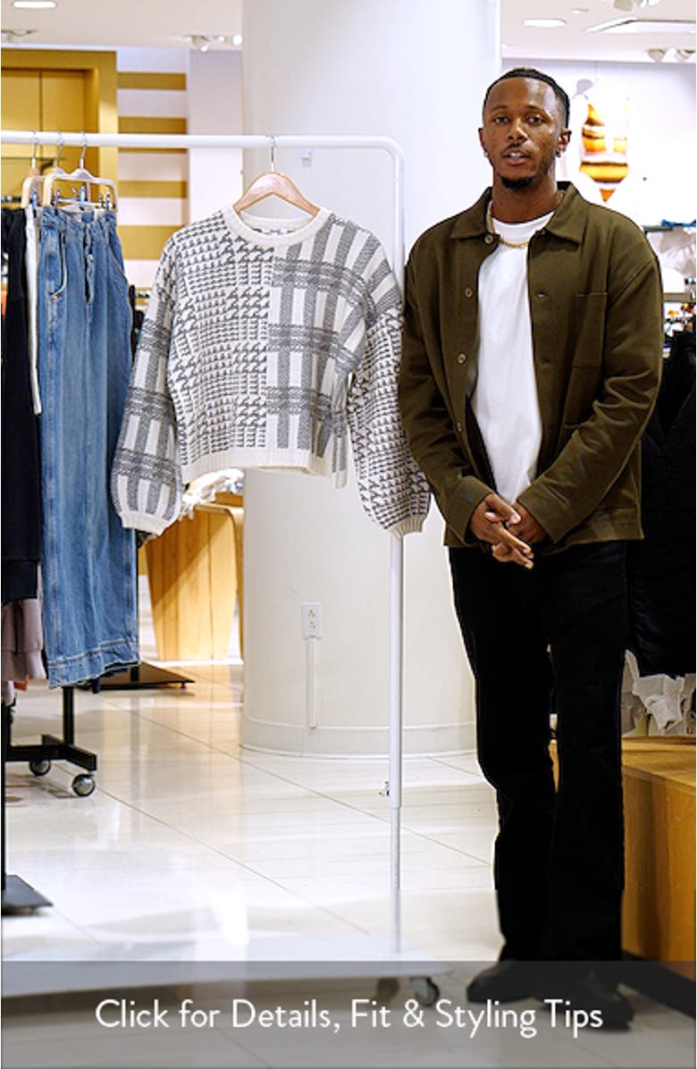 Elliott Mixed Plaid Sweater, sales video thumbnail