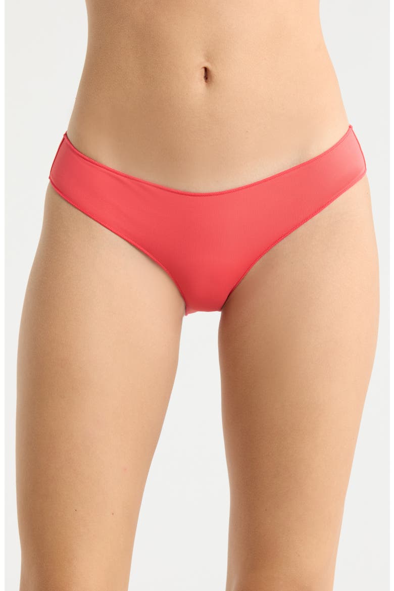 Classic Surf Bikini Bottoms, Main, color, RED