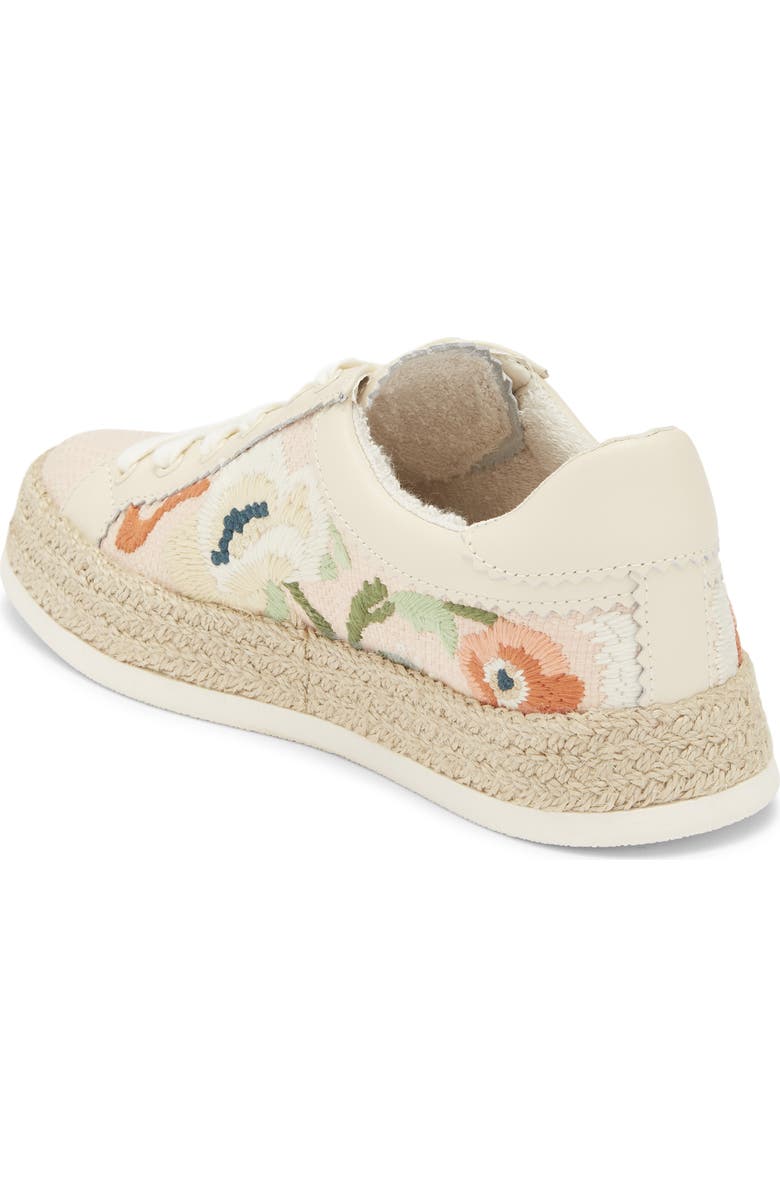 Dolce Vita Azalia Sneaker, Alternate, color, Pink Floral Raffia