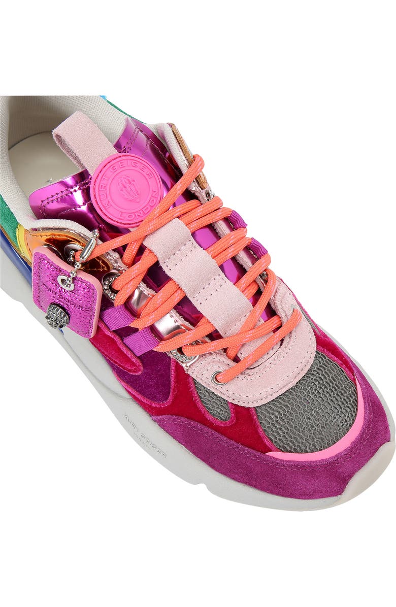 Kurt Geiger London Kurt Chunky Sole Sneaker, Alternate, color, Purple Multi
