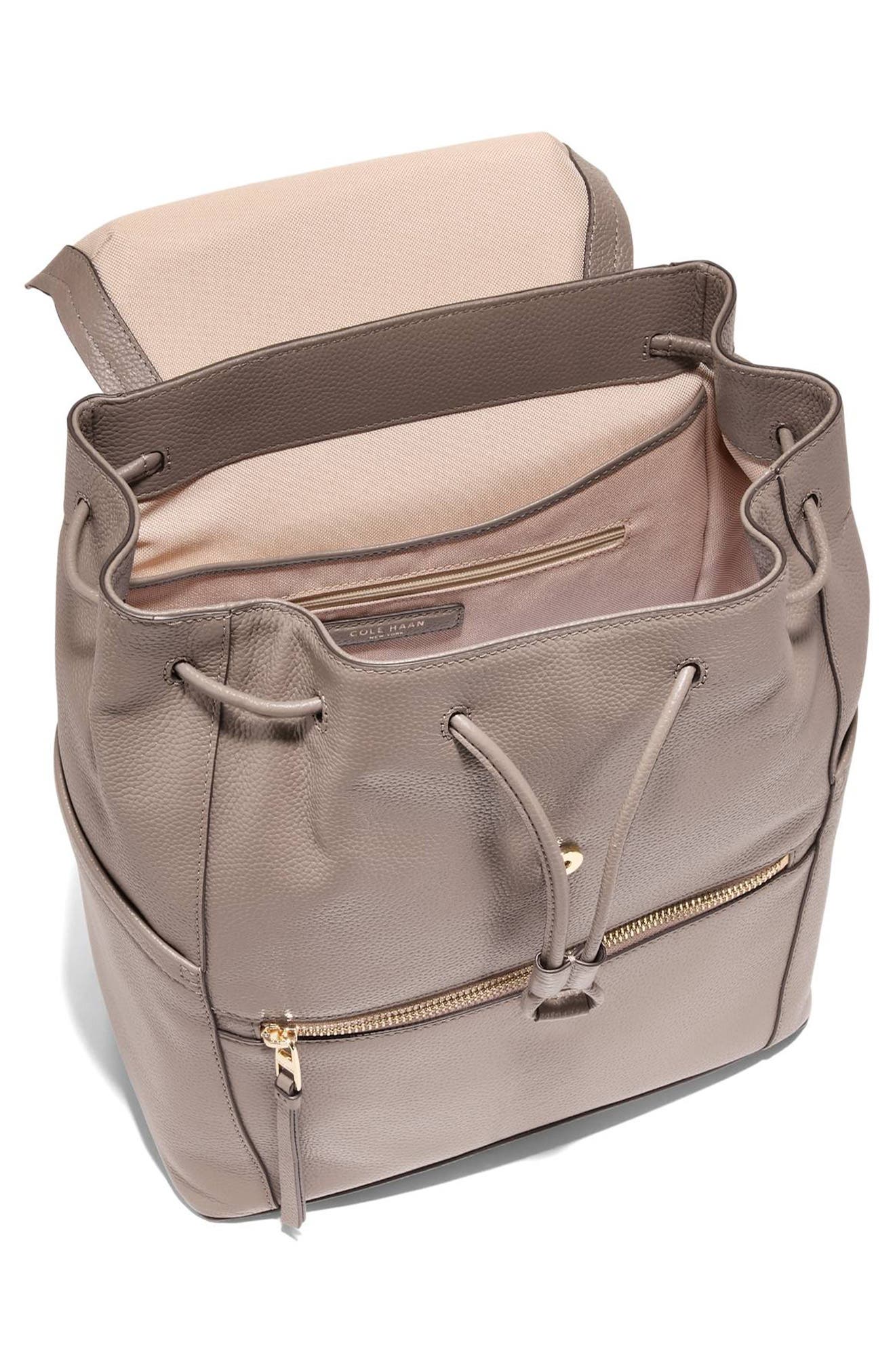 Alexandria Medium Backpack, Alternate, color, IRISH COFFEE