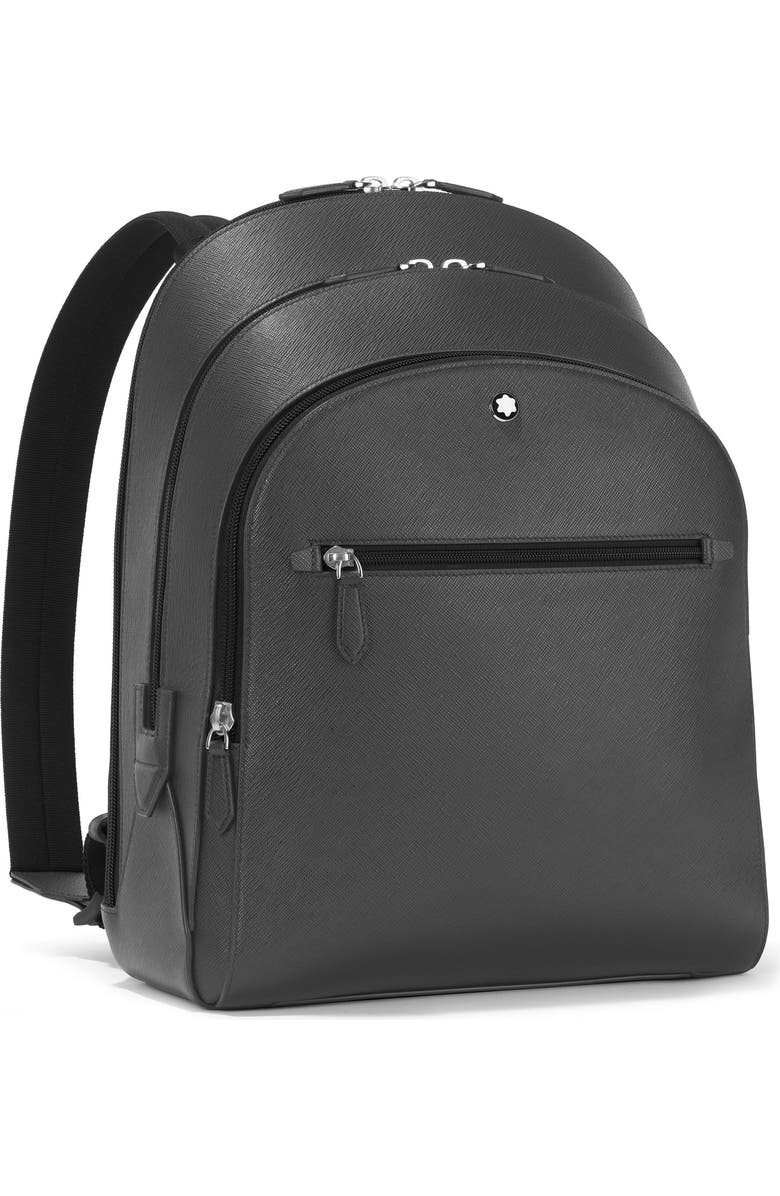 Montblanc Medium Sartorial Leather Backpack, Alternate, color,