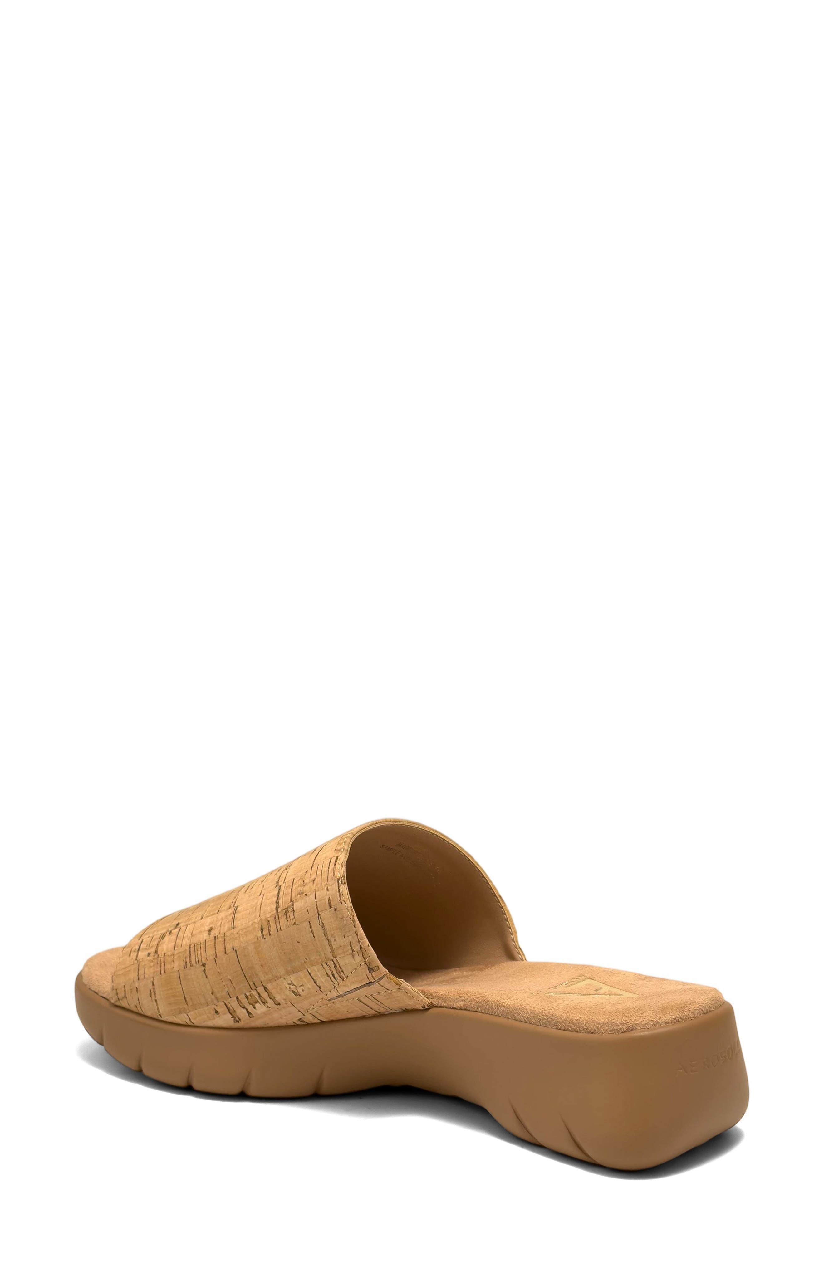 Nora Cork Slide Sandal, Alternate, color, NATURAL CORK