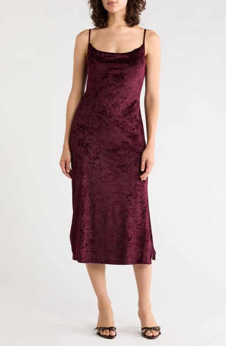 Velvet Midi Slipdress