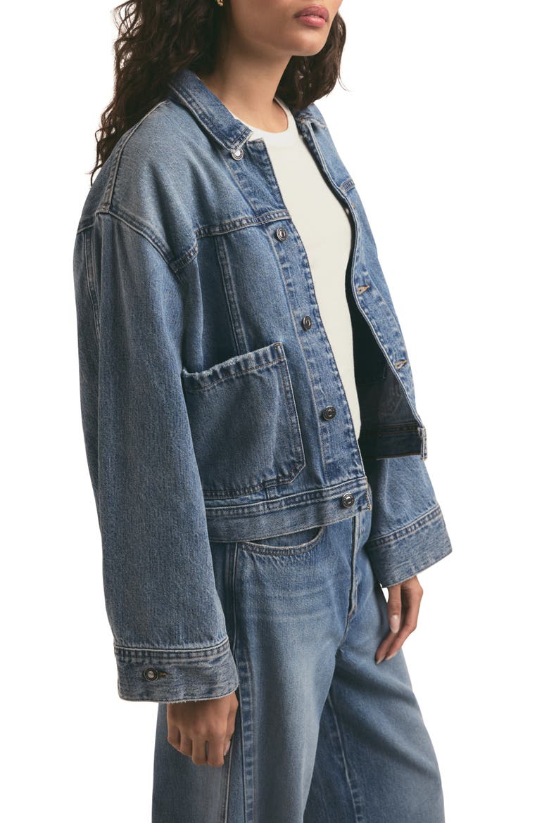 The Oliver Denim Jacket, Alternate, color, AUSTIN