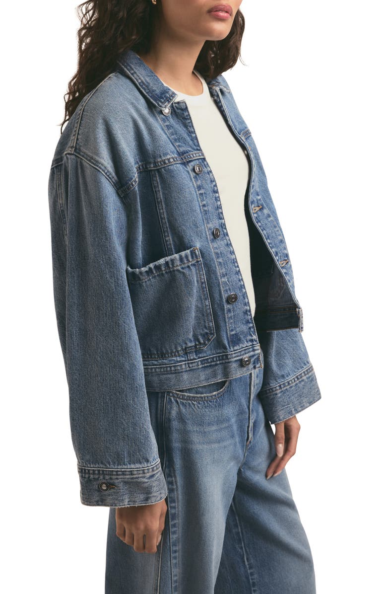 Favorite Daughter The Oliver Denim Jacket, Alternate, color, 