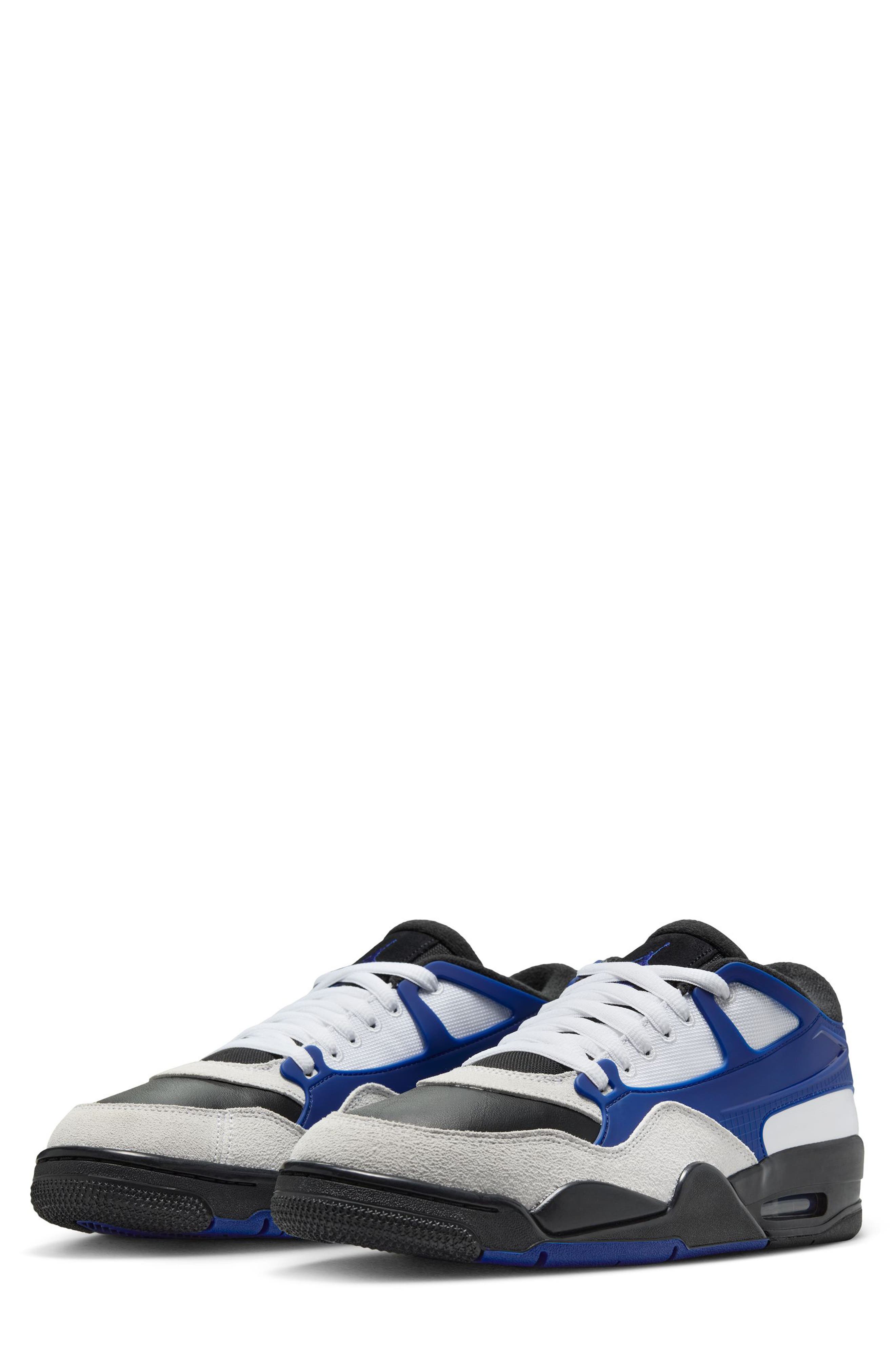 Air Jordan 4 RM Sneaker, Main, color, WHITE/ DEEP ROYAL BLUE/ BLACK