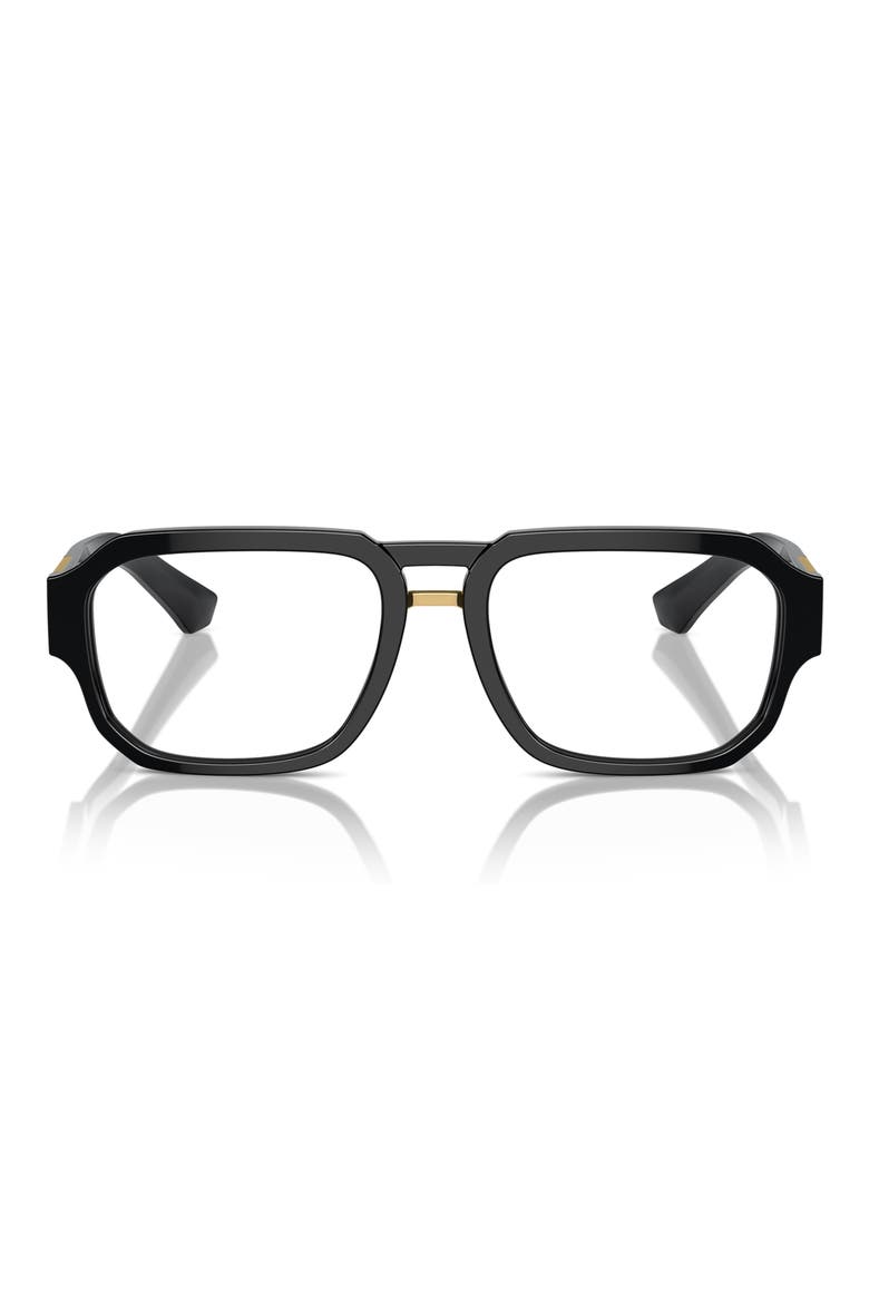 55mm Pilot Optical Glasses, Main, color, BLACK
