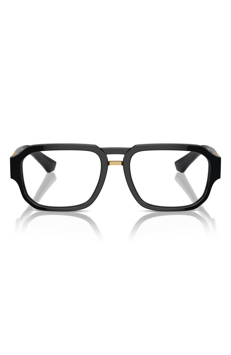 Dolce&Gabbana 53mm Pilot Optical Glasses, Main, color, 