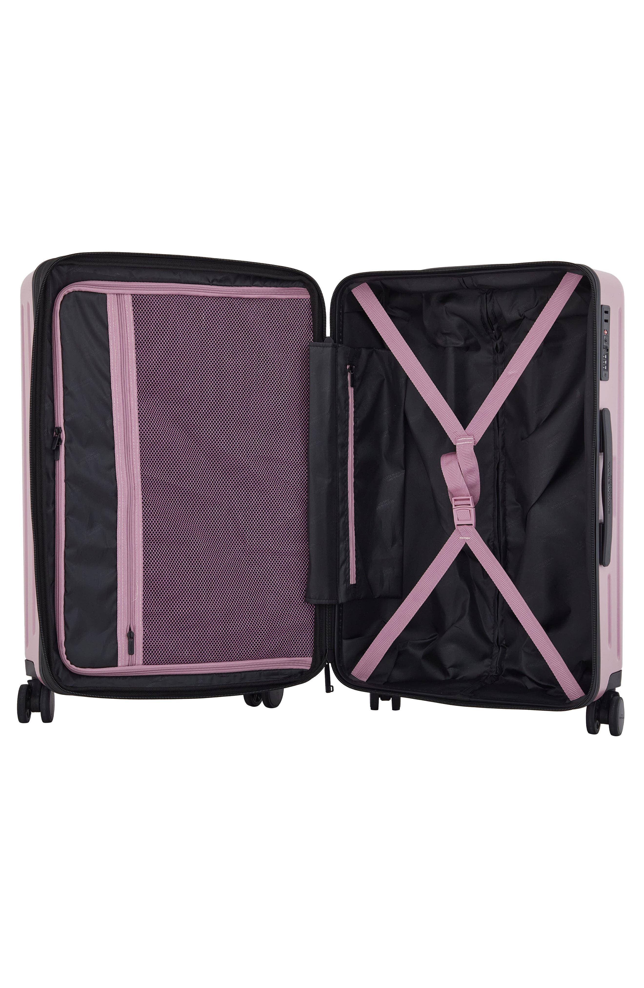 Scotch & Soda Eindhoven 3-Piece Luggage Set, Alternate, color, Cadillac Pink