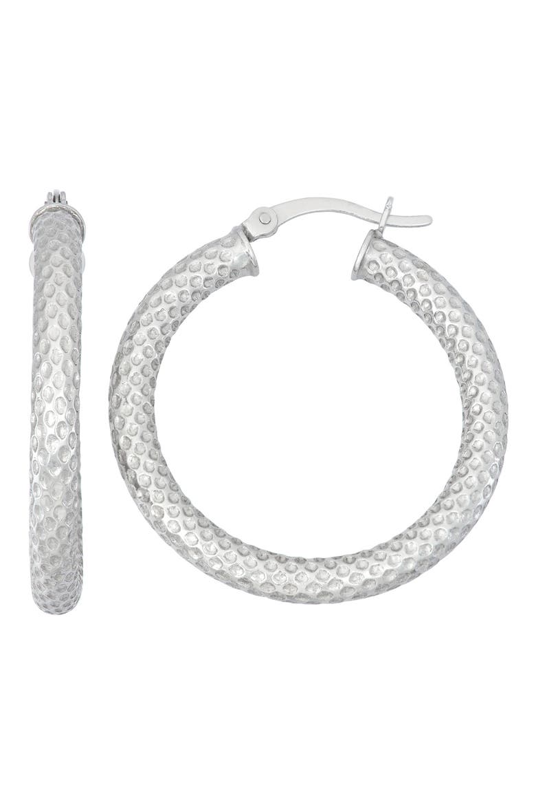 FZN Textured Tube Hoop Earrings (Women) | Nordstromrack