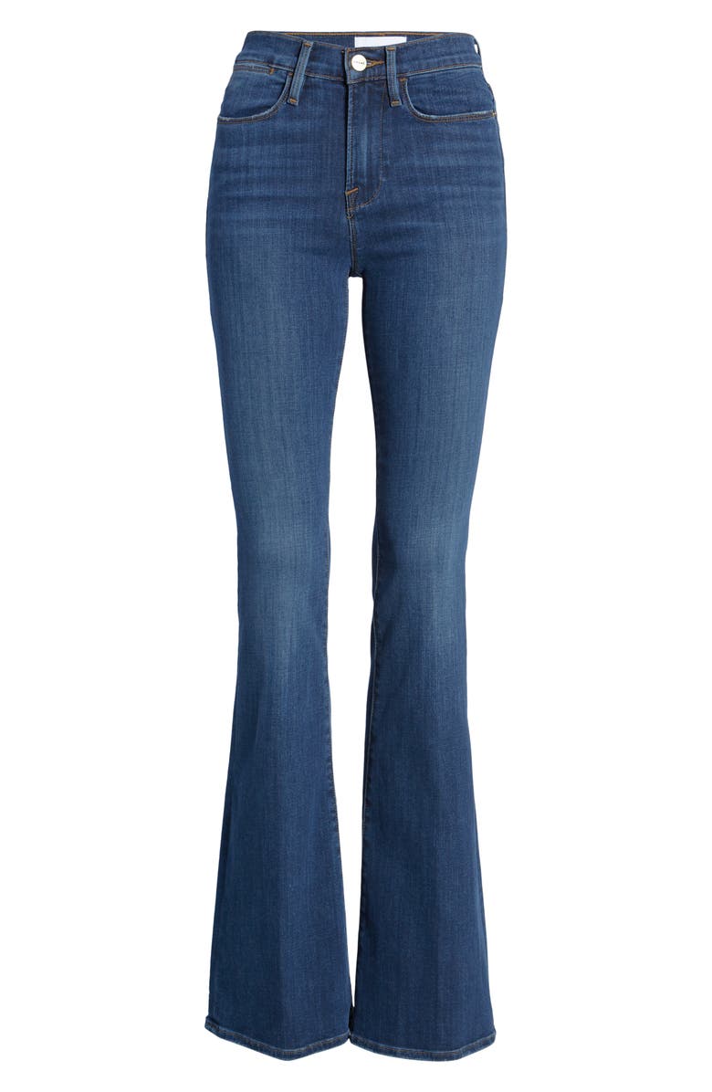FRAME Le High Waist Flare Jeans, Alternate, color,