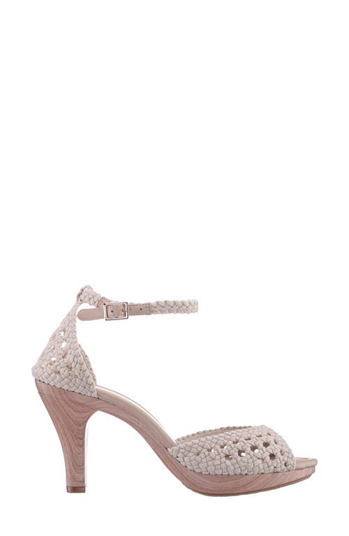 Nina Avenue Ankle Strap Sandal In Chino