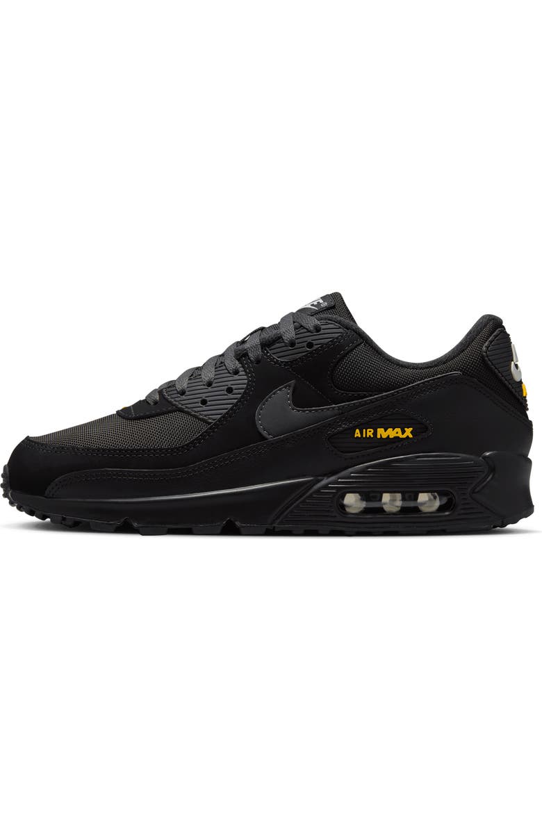 Nike Air Max 90 Sneaker, Alternate, color, 001 Black/ Gold/White/Anthracite