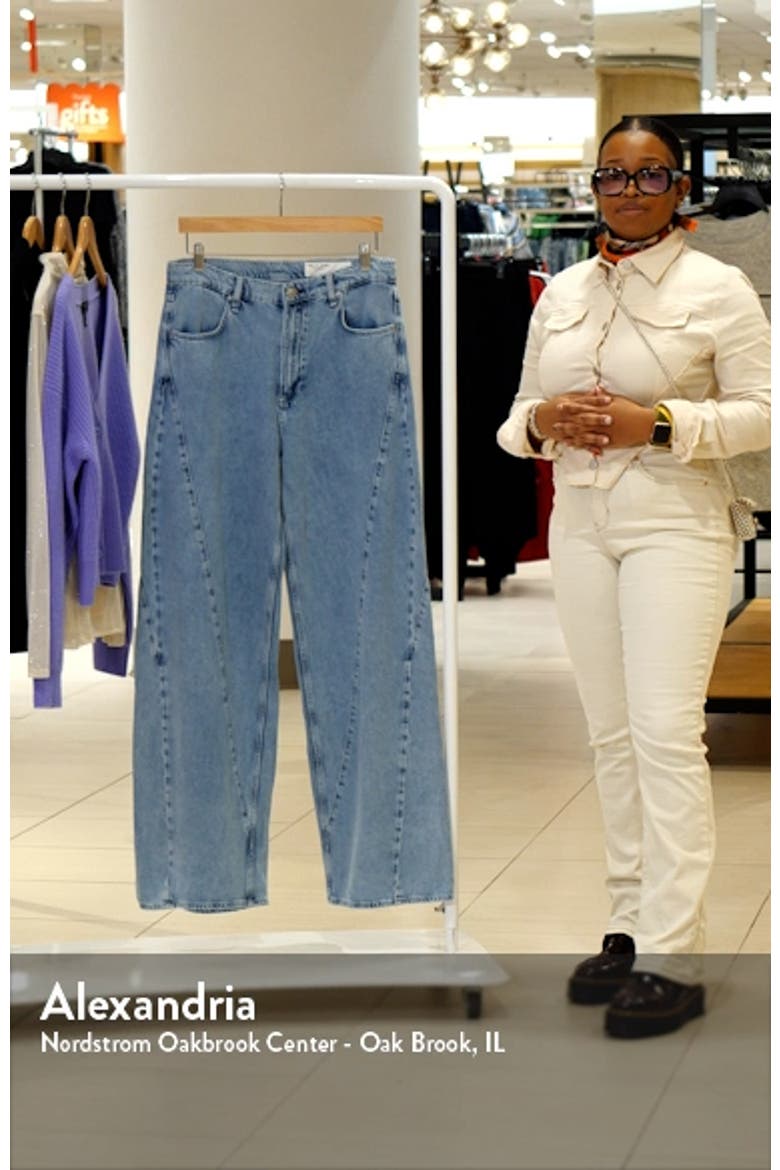 Sofie Splice High Waist Wide Leg Jeans video