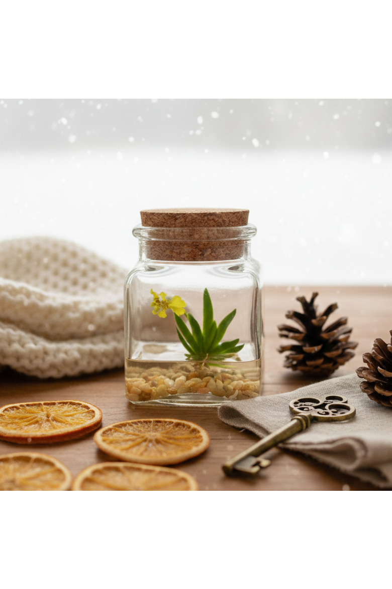 Orchid Terrarium, Alternate, color, Yellow