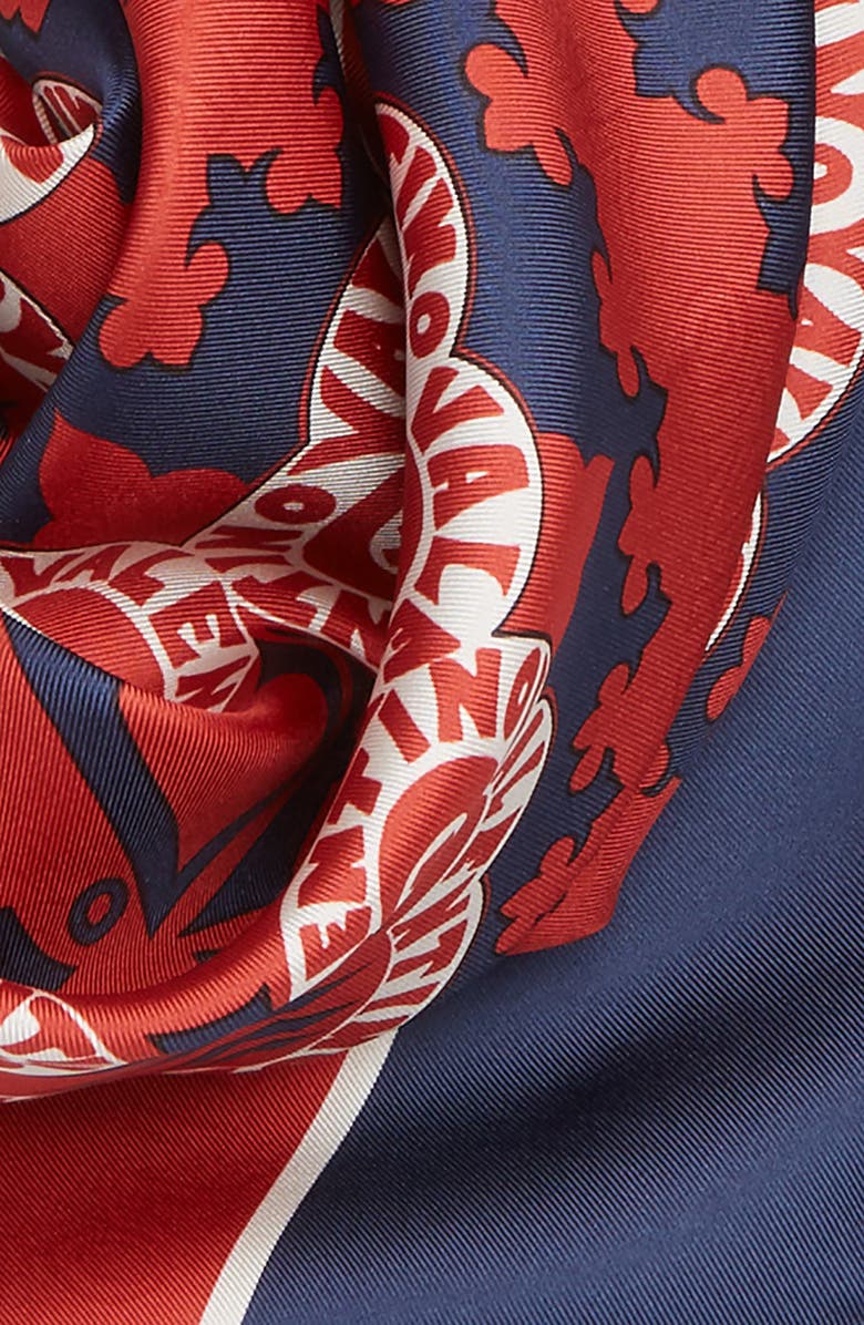 Valentino Garavani Valentino Mini Silk Bandana Scarf, Alternate, color,