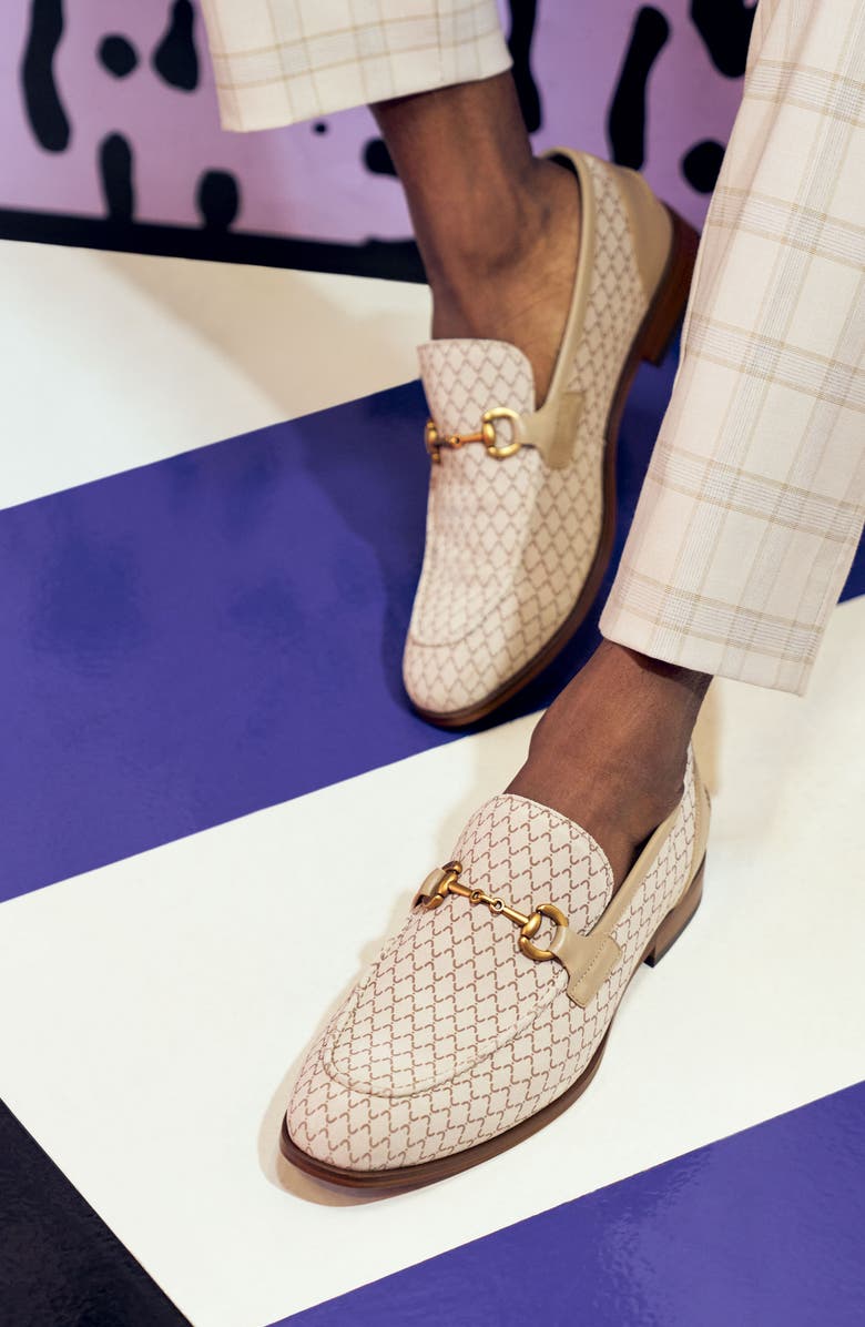 Stacy Adams Brinkley Moc Toe Loafer, Alternate, color, Beige