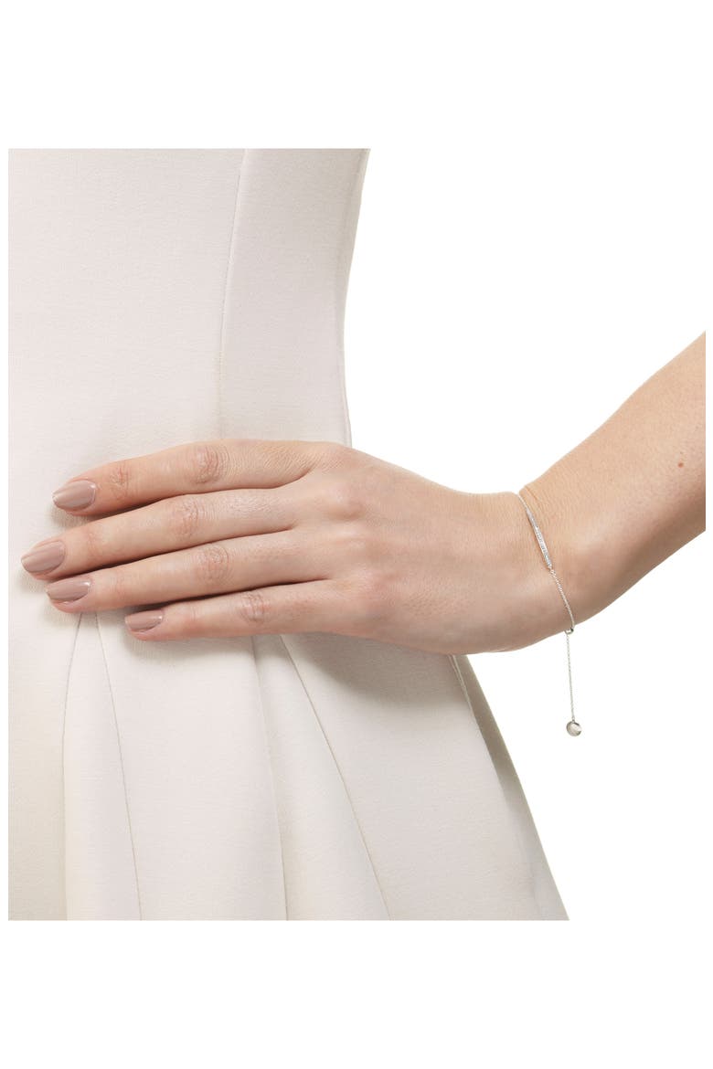 Skinny Diamond Bracelet, Alternate, color, SILVER/ DIAMOND