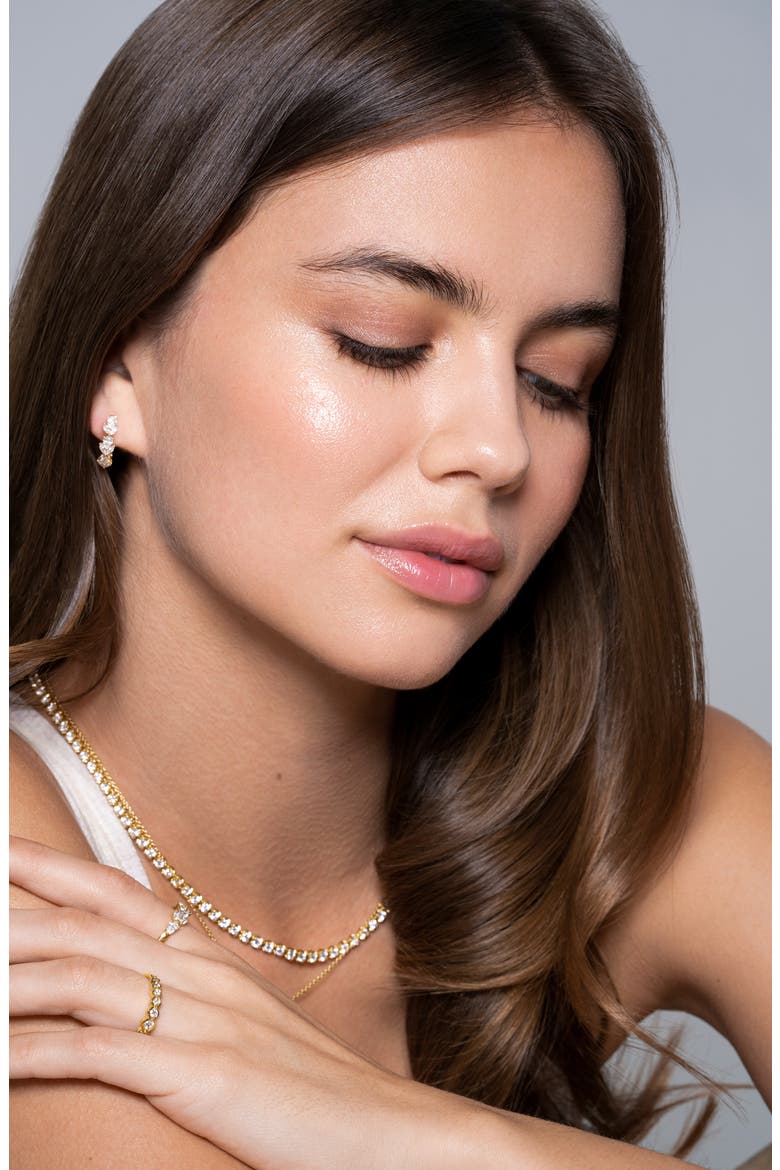 Getty Diamond Hoop Earrings (Nordstrom Exclusive), Alternate, color, 18K YELLOW GOLD
