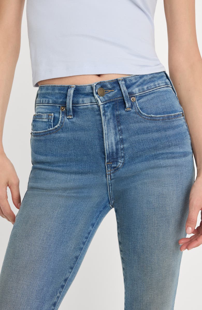 Good American Soft-Tech Good Legs Flare Jeans, Alternate, color, Indigo1211