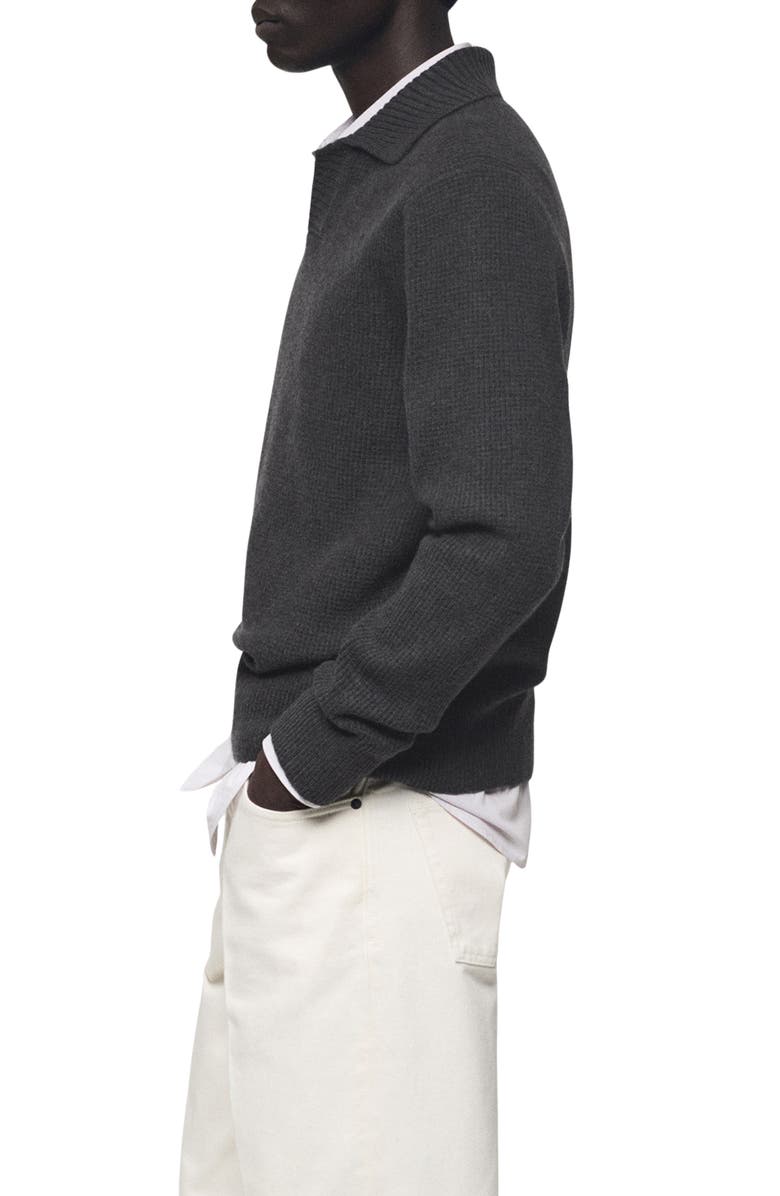 MANGO Polo Sweater, Alternate, color, 