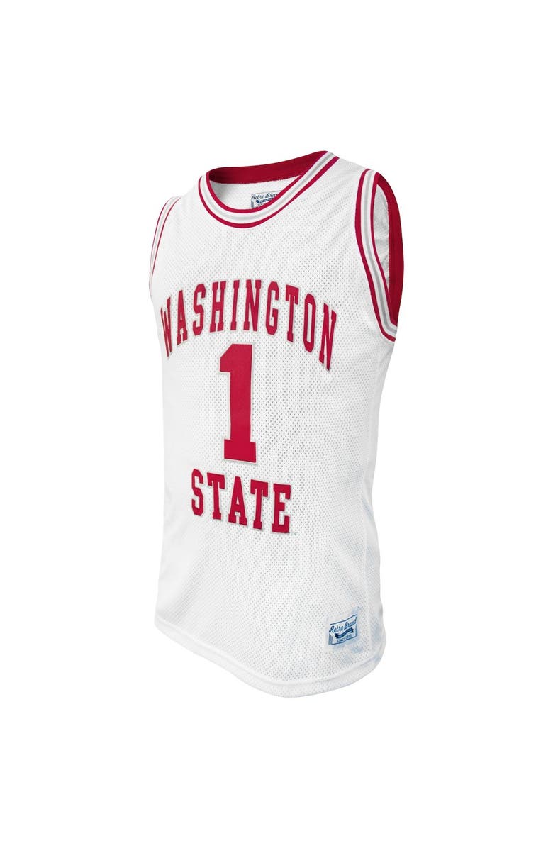 Retro Brand Men's Original Retro Brand Klay Thompson White Washington State Cougars Alumni Basketball Jersey, Alternate, color, 