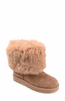 Journee Collection Shanay Faux Fur Boot