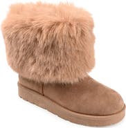 Journee Collection Shanay Faux Fur Boot